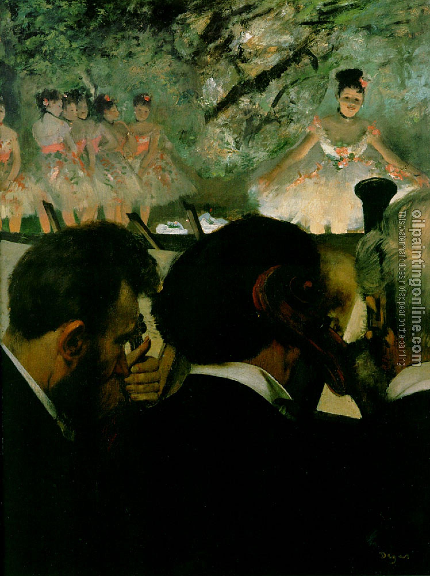 Degas, Edgar - Orchestra Musicians